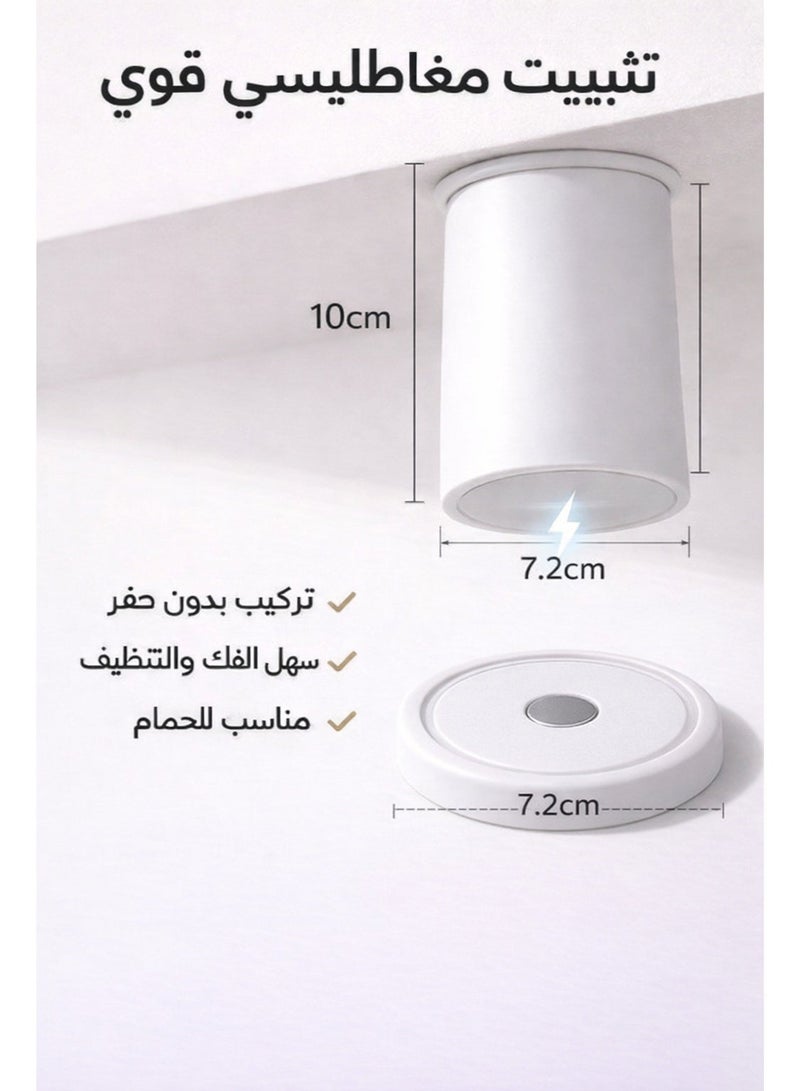 1pcs  Magnetic Suction Toothbrush Cup - Wall Mounted Space-Saving - Image 2